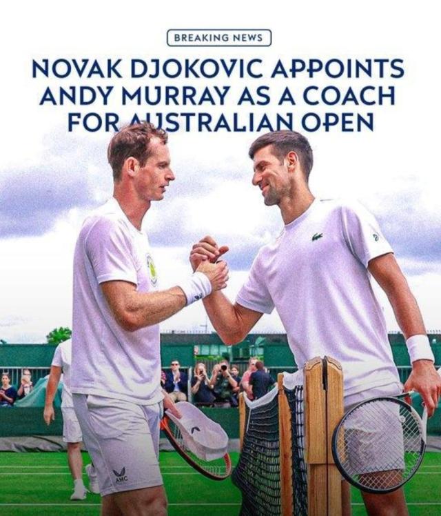 F1直播-德约科维奇休赛期搞了个大新闻：请穆雷当教练！